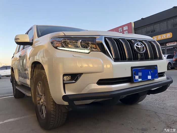 普拉多lc150安装简易式前后杠作业简约而不简单