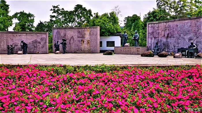 降温送关怀自驾游萧山湘湖3逛逛湖山广场