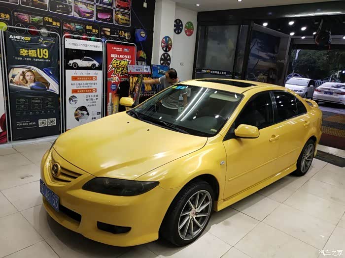 【图】进口马六轿跑那一抹黄,至今都不过时~_马自达6论坛_汽车之家