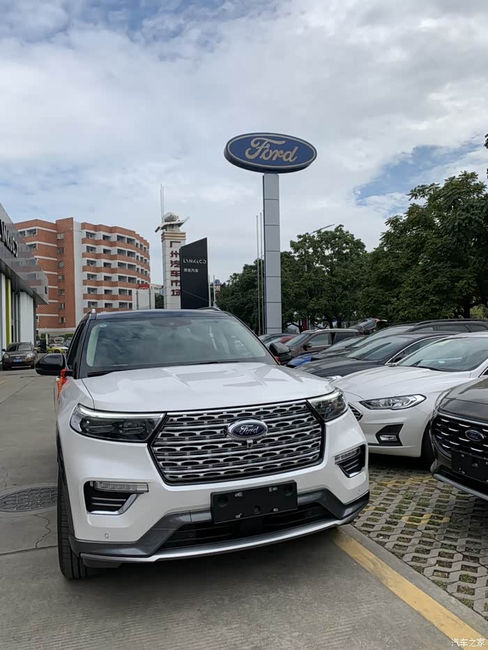 【图】提车 提车 钛金 格陵兰白_探险者论坛_汽车之家论坛