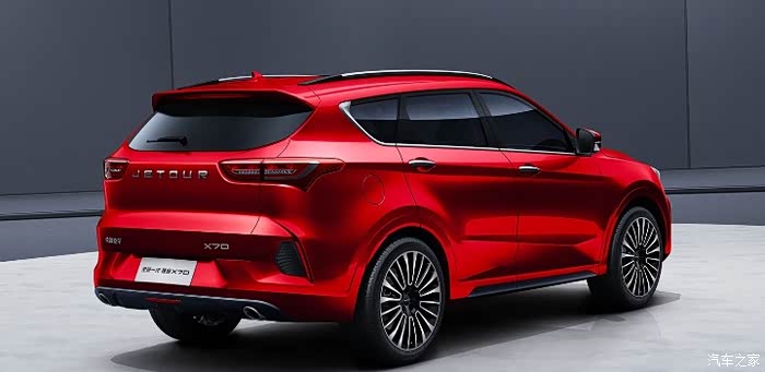 捷途的x70火山红 真的是好看到爆了