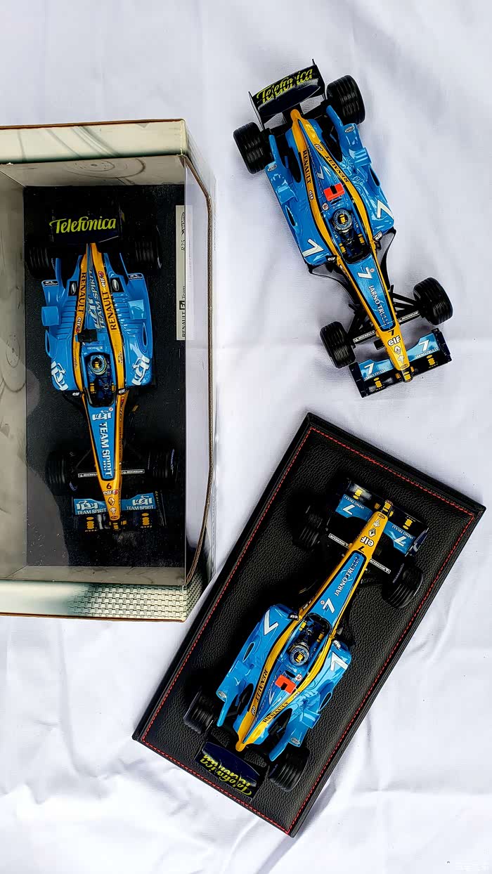 最美雷诺车主致敬经典f1renaultr24车模鉴赏