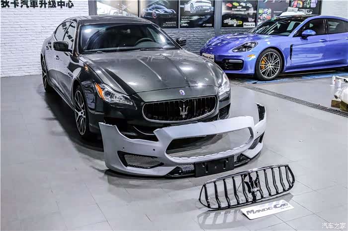 总裁改装新款运动前杠,碳纤维的前唇和让总裁运动和豪华兼并 .