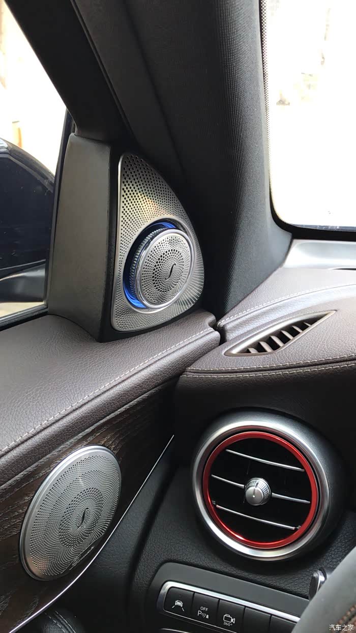 【图】有没有哪位glc260豪华加了智乐包的,又把a柱喇叭换成旋转_奔驰