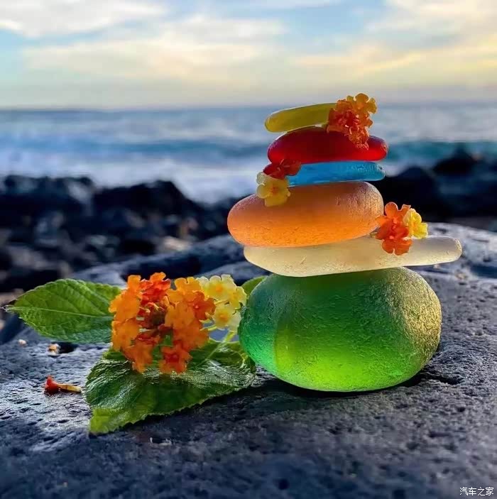 【图】创意海边彩色透明石头叠加拍摄更有趣_摄影论坛_汽车之家论坛