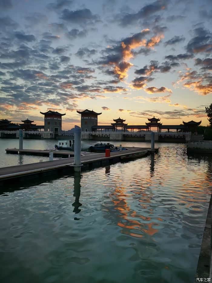 早晨的广州长洲岛美景!