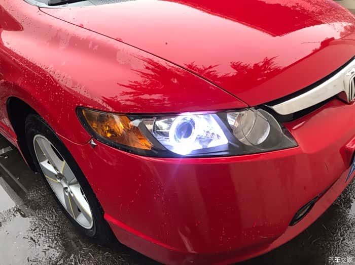 八代思域改双光透镜天使眼