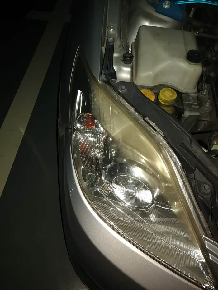 【图】大灯发黄,快速翻新_马自达5论坛_汽车之家论坛