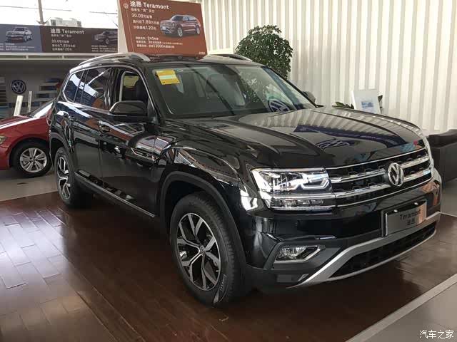 2020款大众途昂!黑色涂装很帅气