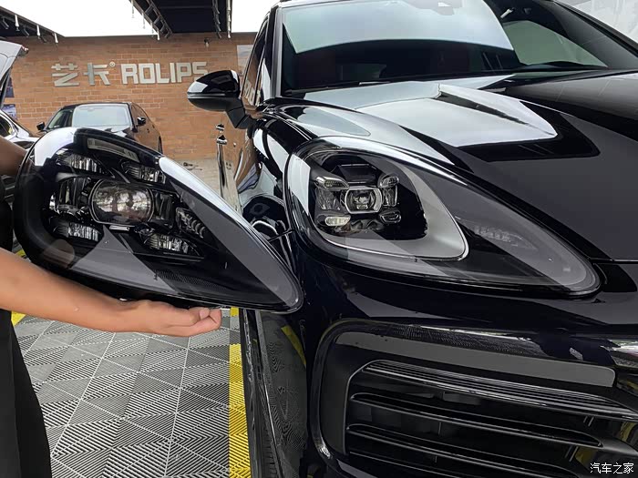 【图】保时捷卡宴安装高配矩阵大灯,交作业了-上海老程_cayenne论坛
