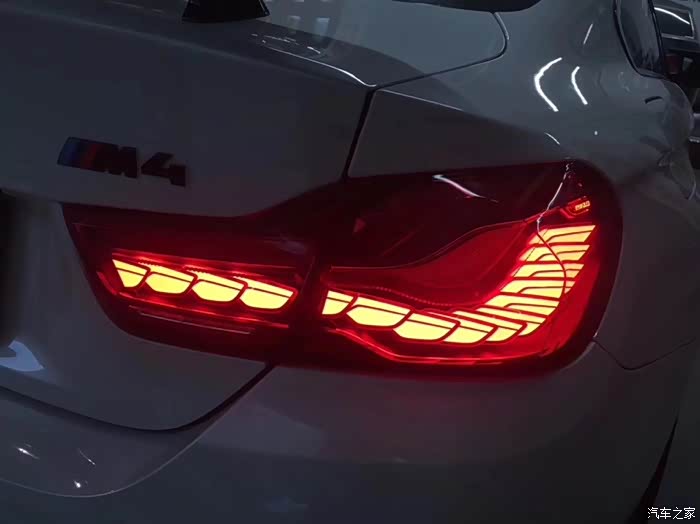 宝马m4gtsoled龙鳞尾灯