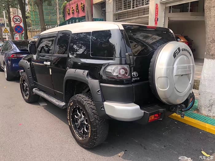 08的fj酷路泽黑色