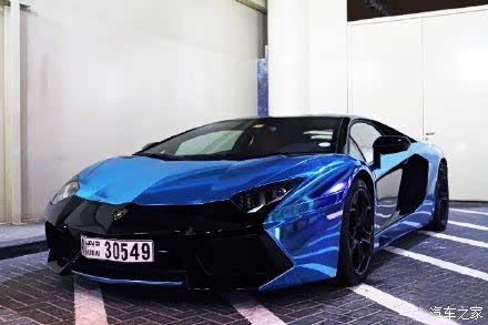 电镀蓝兰博基尼aventador lp700-4
