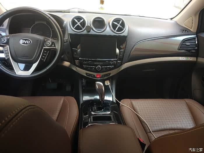 【图】15款内饰碳纤维贴膜,plus出风口效果_比亚迪s7论坛_汽车之家