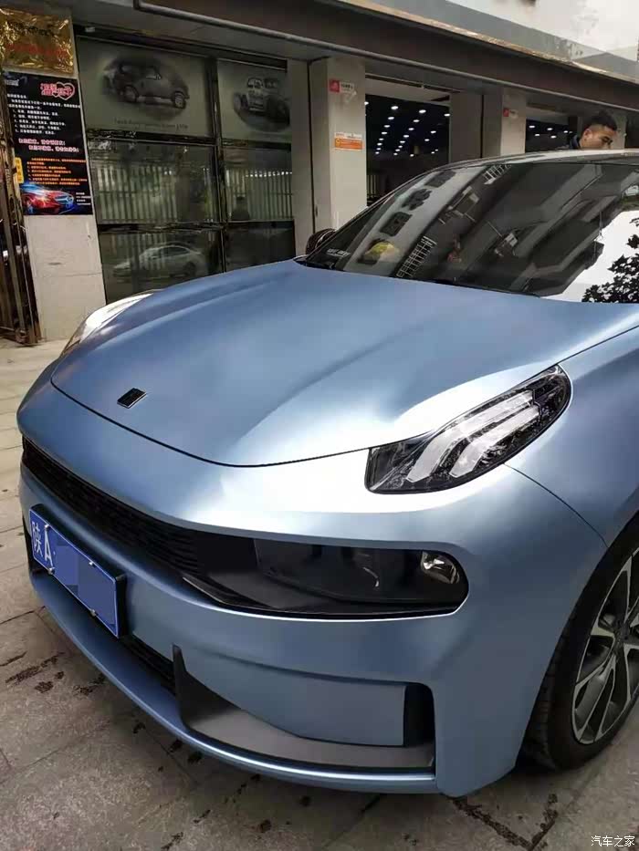 领克03改色电光迷雾蓝回头率暴增