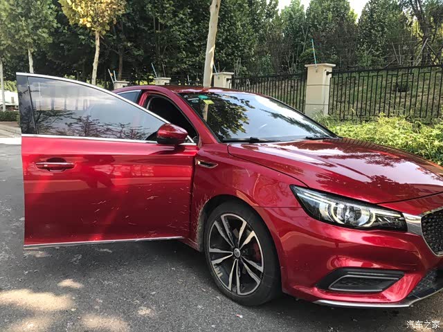 【图】我的红色名爵6分享给大家_名爵6/名爵6新能源论坛_汽车之家论坛