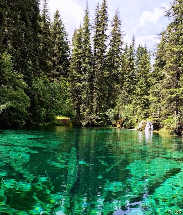 牟尼沟的二道海风景胜九寨