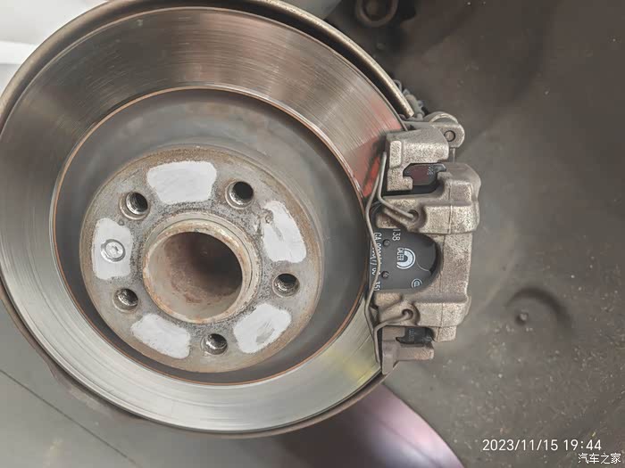 【图】6年老友,更换噶尔法刹车片_沃尔沃s90论坛_汽车之家论坛