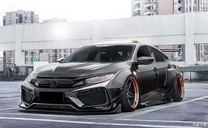 爆改思域,这包围套件帅气无敌.