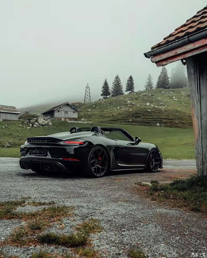 保时捷718spyder黑武士版酷毙了