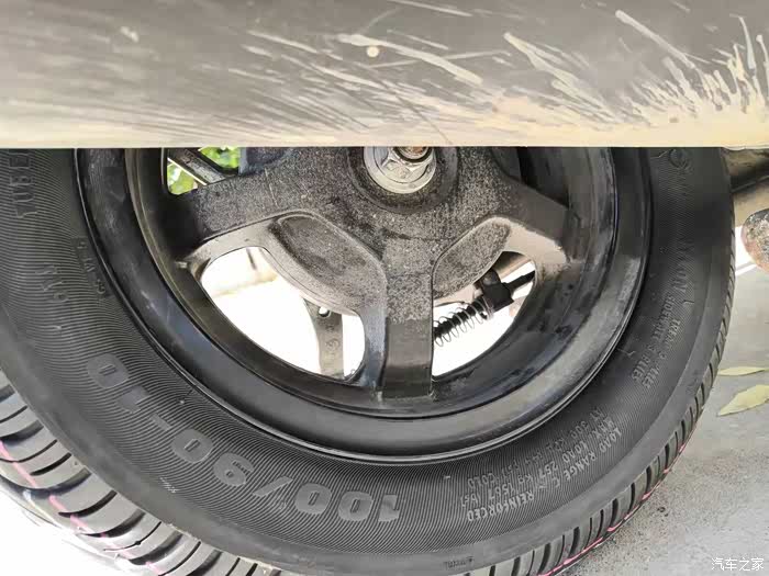 【图】铃木uu125t换后轮胎_摩托车论坛_汽车之家论坛