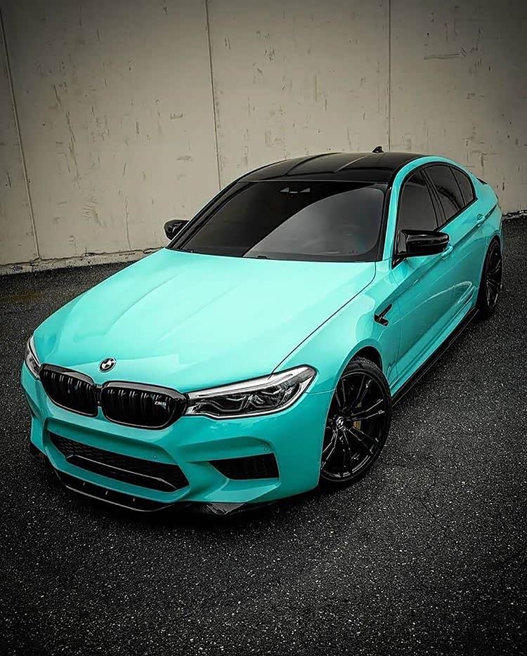 【图】薄荷绿f90 m5,夏天的一丝丝凉意._宝马m系论坛_汽车之家论坛