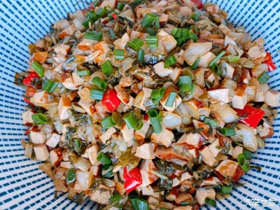 【雪菜炒豆干的做法】