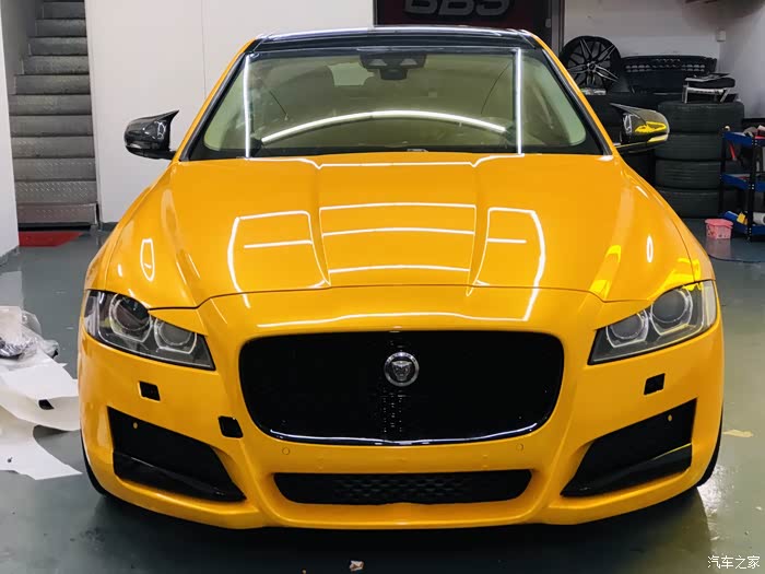 15款捷豹xf改色案例