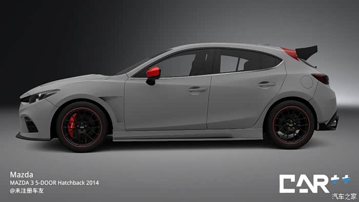 水泥灰昂克赛拉帅不帅你说了算