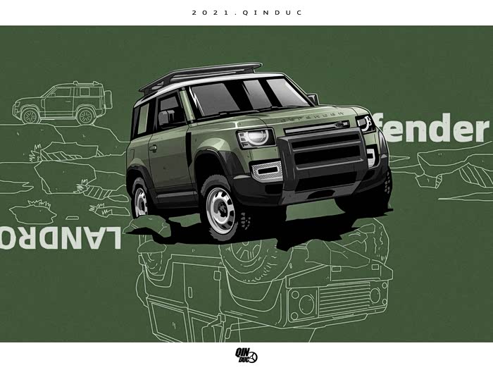 漫画路虎卫士发展史硬汉全家桶里最强硬派越野如今是否能打