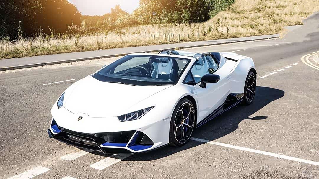 兰博基尼huracanevospyder实车精致硬朗的设计