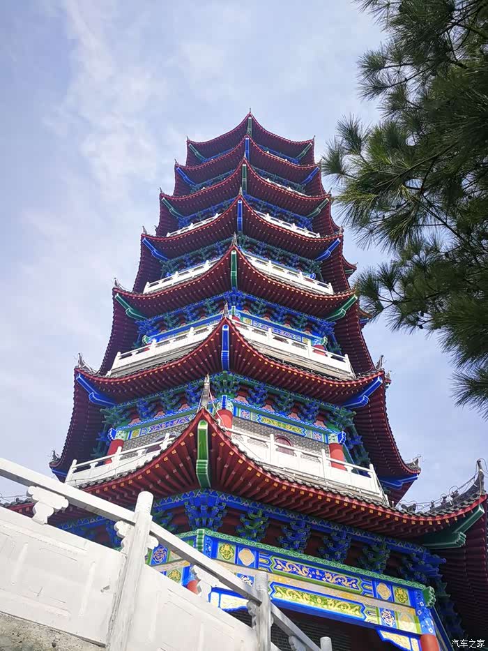 春节遇上好天气心情爽新年登高游玉屏宝塔