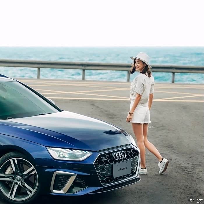 美丽的奥迪女车主,感受美好的人车生活.