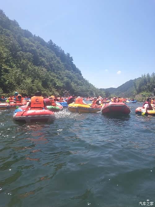 名爵车友自驾游——浙西大峡谷 龙井峡漂流(二)