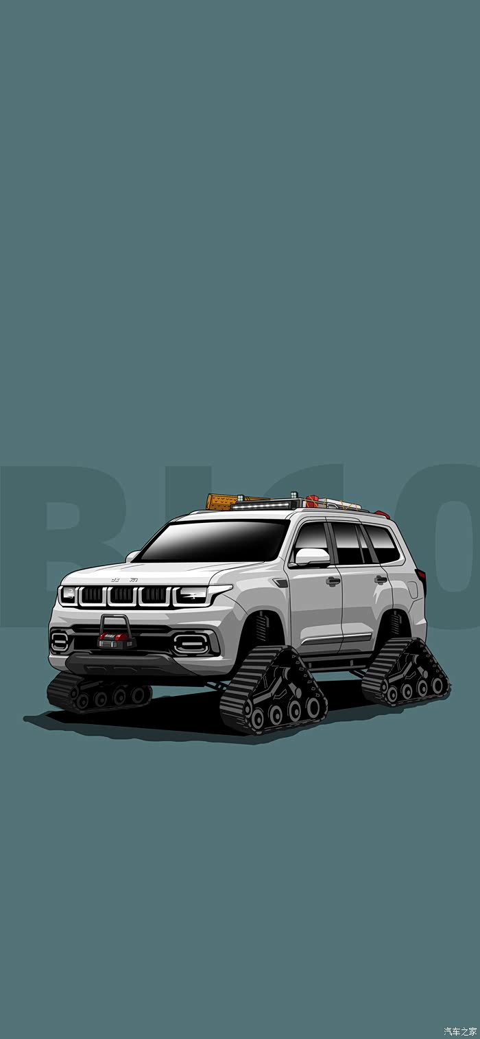 【图】硬汉也可以很温柔,漫画解读全新硬派suv北京bj60 附送改装壁纸