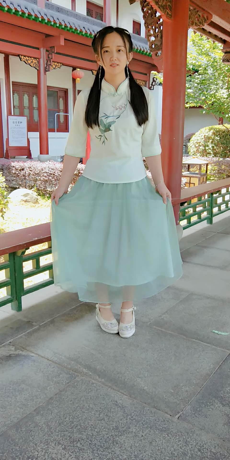 古风的美静感与动感的完美融合