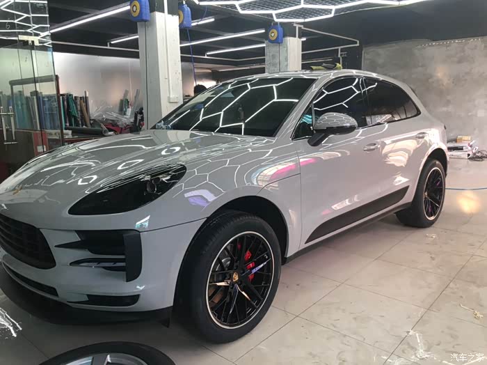 macan哑灰提车