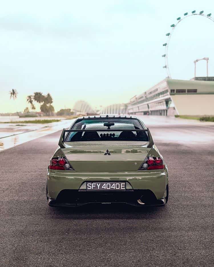 三菱evo9有种非常有实力的利器的感觉