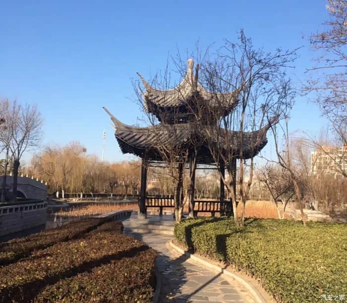 感受冬季长虹公园