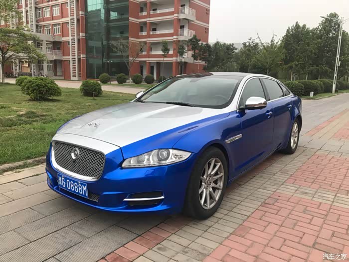 捷豹xjl改双拼色