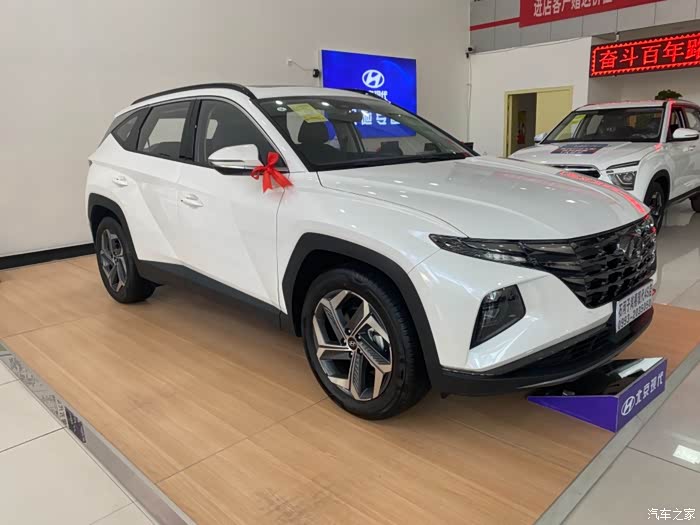 提车了途胜l白色果然经典