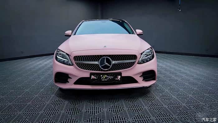 【图】可可爱爱的粉色_奔驰c级论坛_汽车之家论坛