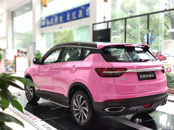 大家快来围观发现新大陆了遇到粉红色的缤越