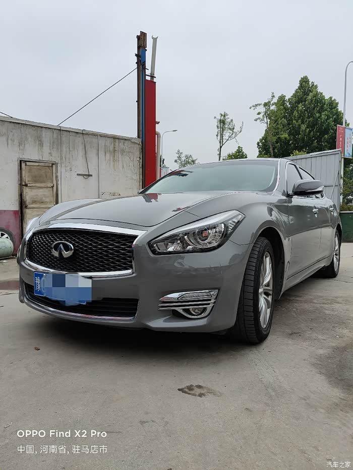 【图】q70l 隐形车衣换纳多灰改色膜_英菲尼迪q70论坛_汽车之家论坛