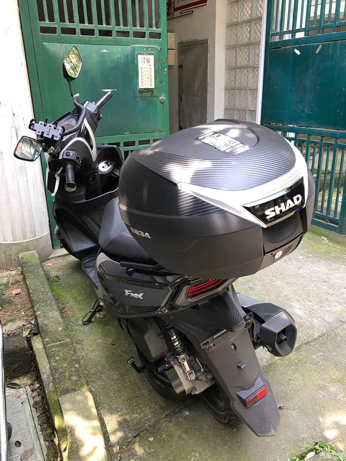 旧车新提 三阳fnx150 加装夏德34尾箱和靠背 (会一直更新)