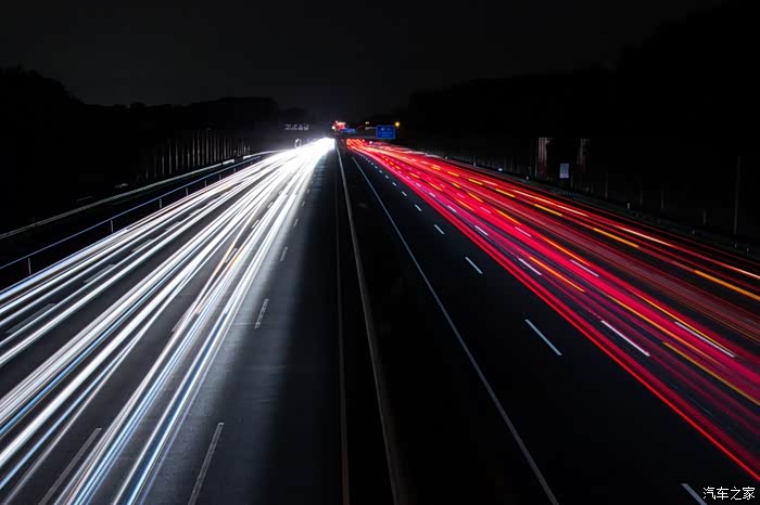 告别2021城市车流延时摄影