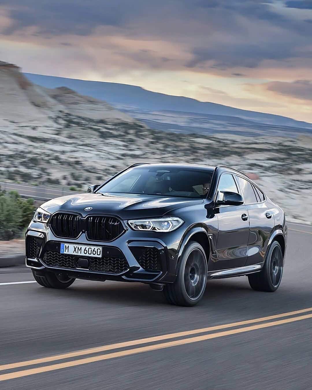 帅气的bmw x6 m competition