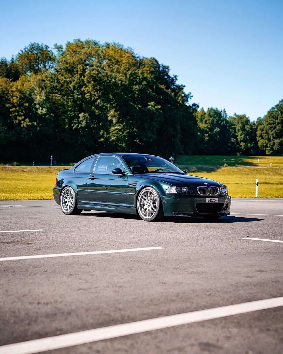 宝马e46 m3 牛津绿限量版,经典