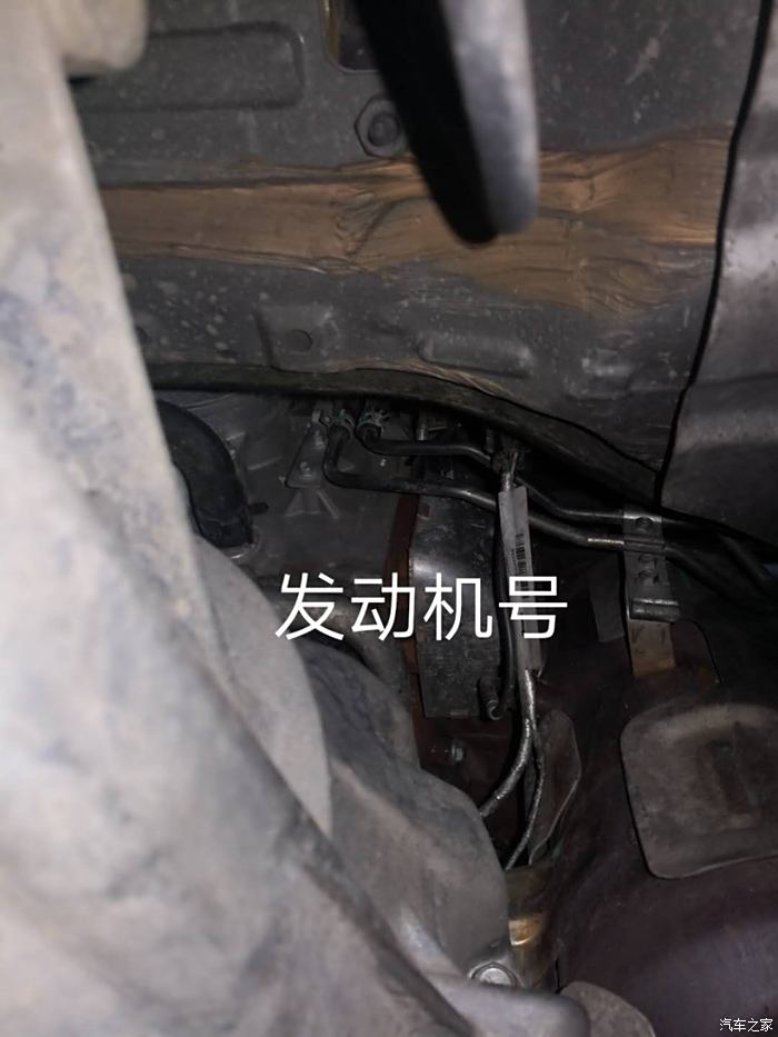 2017款江淮瑞风m419t柴油发动机发动机号位置
