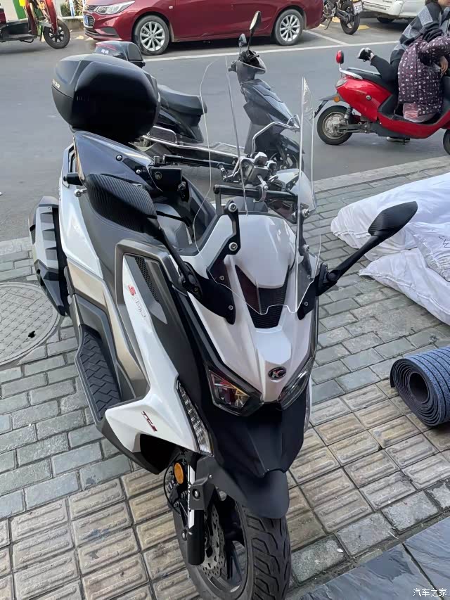 光阳s350改装后视镜前移